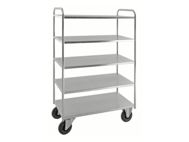 etagewagen,draagverm. 400kg,5etage(s),laadvl. LxB 900x440mm,staaletage