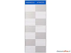 In-uit Bord 35 Namen Aan/afwezigheidsbord