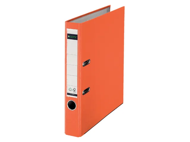 Ordner Leitz 1015 A4 50mm PP oranje