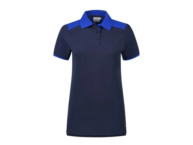 Santino Tivoli dames polo, marineblauw/koningsblauw, maat S, per stuk