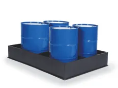 Opvangbak Hdpe 2470x870x245mm V. 6x220l Open Volume 225l