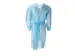 Pp Non Woven Isolatieschort Blauw Latex Vrij Regular Weight 100 Stuks