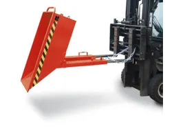 Kiepbak Staalplaat 535x670x1320mm Inh. 0.25m³ 300kg Rood