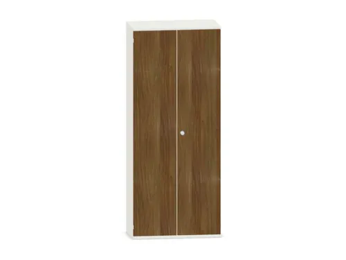 kantoorkast,HxBxD 1920x800x430mm,decor romp wit,decor front noten