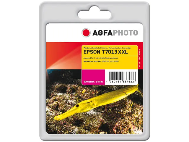 Agfa Photo Epson T7013 WP inkt Magenta XXL Rebuilt 3400 pagina's