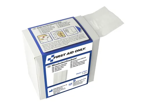 Wondpleister First Aid Only hypoallergeen 5m x 4cm