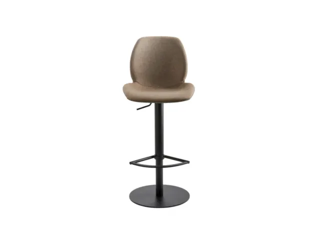 tabouret de bar,assise H 525-775mm,assise tissu sable chiné