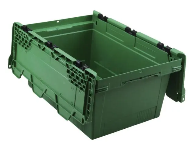 Euronorm-herbruikbare bakken,HxLxB 199x600x400mm,PP,groen