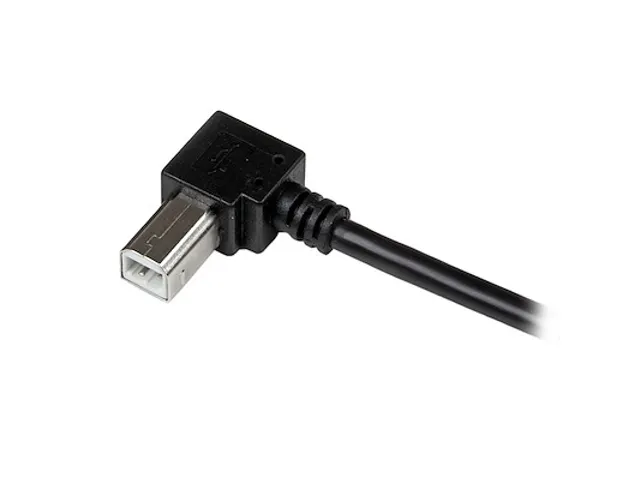 1m USB 2.0 A naar rechtshoekige B-kabel M/M