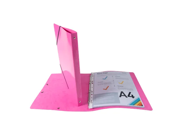 Ringmap IDERAMA A4 4R 15mm roze