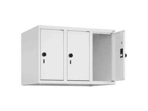 opzetkast,v. locker,3vak.,vak B 250mm,HxBxD 500x750x500mm,vleugeldeur
