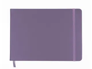 Schetsboek Kangaro A5 landscape heather purple PU HC 80 vel 140gr room - 5