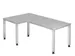 bureau d’angle,HxlxP 680-760x2000x1200mm,panneau bois,90 °