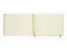 Schetsboek Kangaro A5 landscape lime green PU HC 80 vel 140gr roomwit