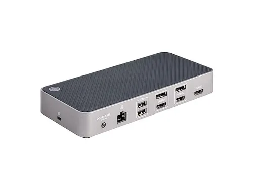 USB-C Dock Triple 4K 100W PD HDMI DP 5x USB