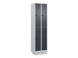 dubbeldekse locker,HxBxD 1950x500x500mm,2x2vak.,vak B 250mm - 1