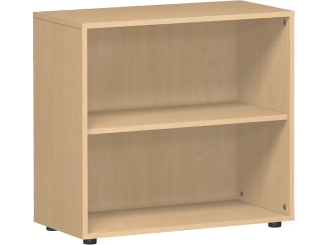 kantoorstelling,HxBxD 752x800x400mm,1xhouten vloer,2ordnerhoogtes