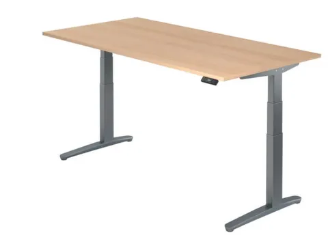 Elektrisch in hgte vst. zit-sta-bureau,HxBxD 650-1290x2000x1000mm