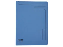 Insteekmap Exacompta L-model Clean'Safe bedrukt blauw 5 stuks