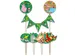 Cake decoratie Jungle 9 stuks
