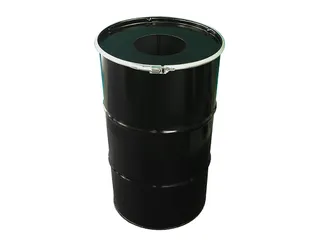 Afvalbak Binbin Met Inwerpopening 120 Liter Zwart - 1