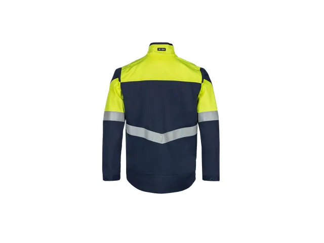 Sioen 603U ECO werkjas Norwan ARC Marine/Fluogeel maat 3XL