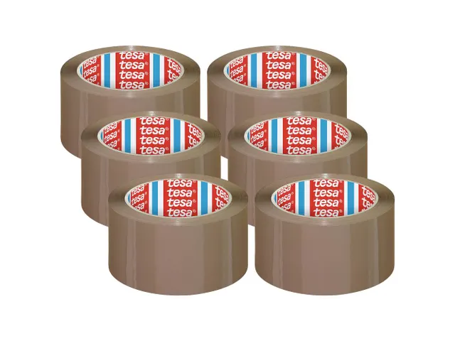 Tesa 4195 PP Verpakkingstape Bruin 50mmx66m