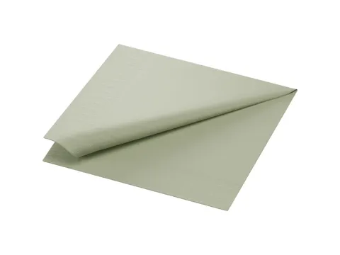 Duni Servet Groen 40x40cm 1/4 vouw 2-laags 1250 stuks