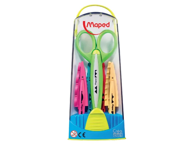 Ciseaux Maped Crea Cut avec 5 lames interchangeables