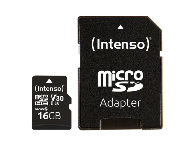 Intenso Micro SDHC Geheugenkaart Uhsi 16gb