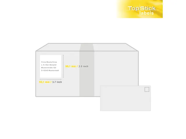 Etiquette universelle A4 permanent 99,1x93,1mm blanc 600 pièces