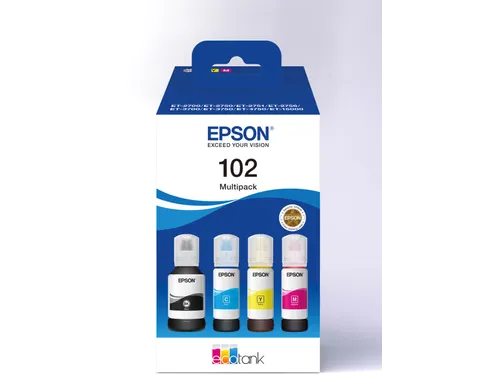 102 EcoTank 4-kleuren multipack (337 ml) 6000-7500 Pagina's