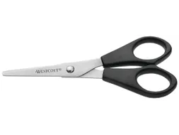 Kantoorschaar Westcott 130mm met kunststof grip rvs
