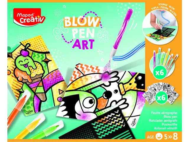 Blowpen Maped Creativ Art Pop Art activité complète