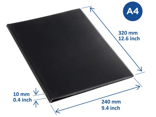 Showmap Rillstab A4 RI99414 1 Kanaals 10 Tassen Zwart