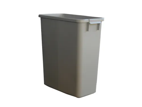 Multifunktionele Bak Pp 590x560x280mm 60 liter 2 Grepen Grijs
