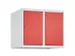 opzetkast,v. locker,2vak.,vak B 300mm,HxBxD 500x600x500mm,vleugeldeur
