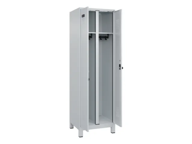 locker voor scheiding van kleding,HxBxD 1950x600x500mm,2vak