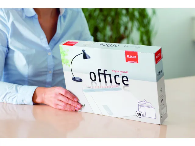 envelop Office FSC C4 120 gram met venster links wit 50 stuks