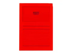 Map Elco Ordo Classico mvenst A4 120gr 220x310mm rood 100st verp100220