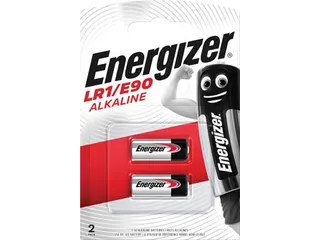 batterij Alkaline LR1/E90 blister van 2 stuks - 1
