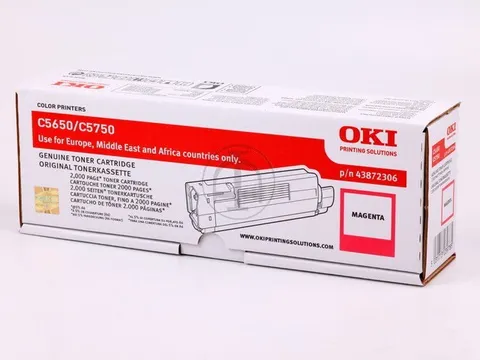 Tonercartridge Oki 43872306 C5650 Magenta