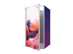 FlexFrame Opbergruimteset beurswand 98x200cm Zilver frame