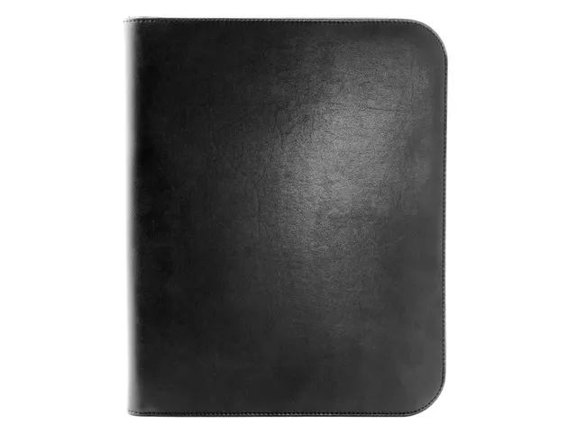 Kunstlederen schrijfmap Alassio VERNAZZA A4 zwart