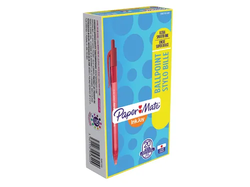 Balpen Paper Mate Inkjoy 100RT medium rood
