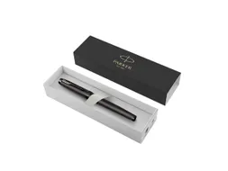 Rollerpen Parker IM Monochrome Gun Metal Fijn Zwarte inkt