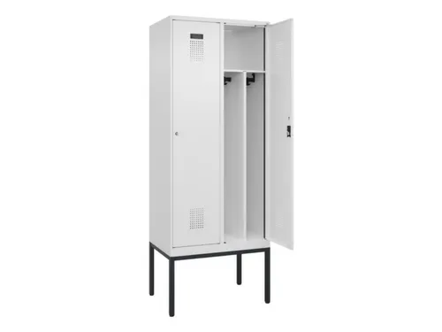 locker voor scheiding van kleding,HxBxD 2120x800x500mm,2vak