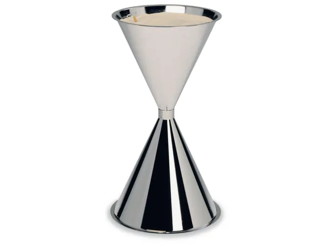 Zandasbak Rvs Hxø 730X400Mm Ronde Trechter Incl. Sticker