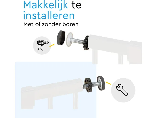 Traphekje Wit SGW100