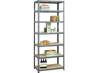 Rek Strong Tower L 222x90x45 7 legborden Grijs - 2